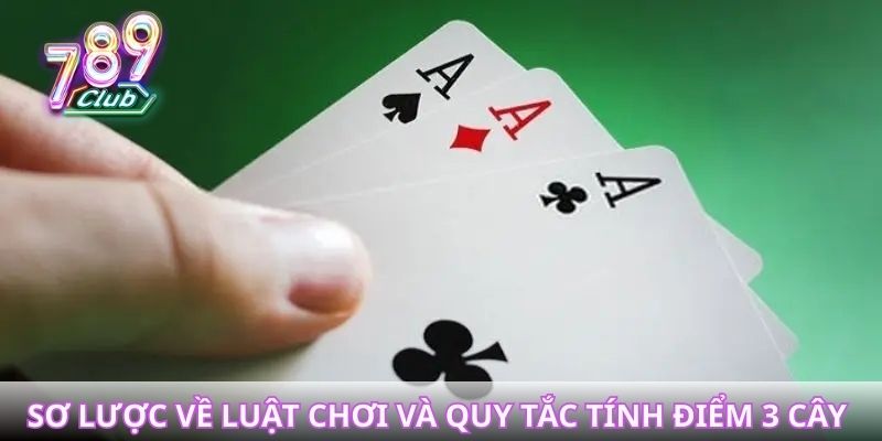 Sơ lược về luật chơi và quy tắc tính điểm 3 cây tại 789club